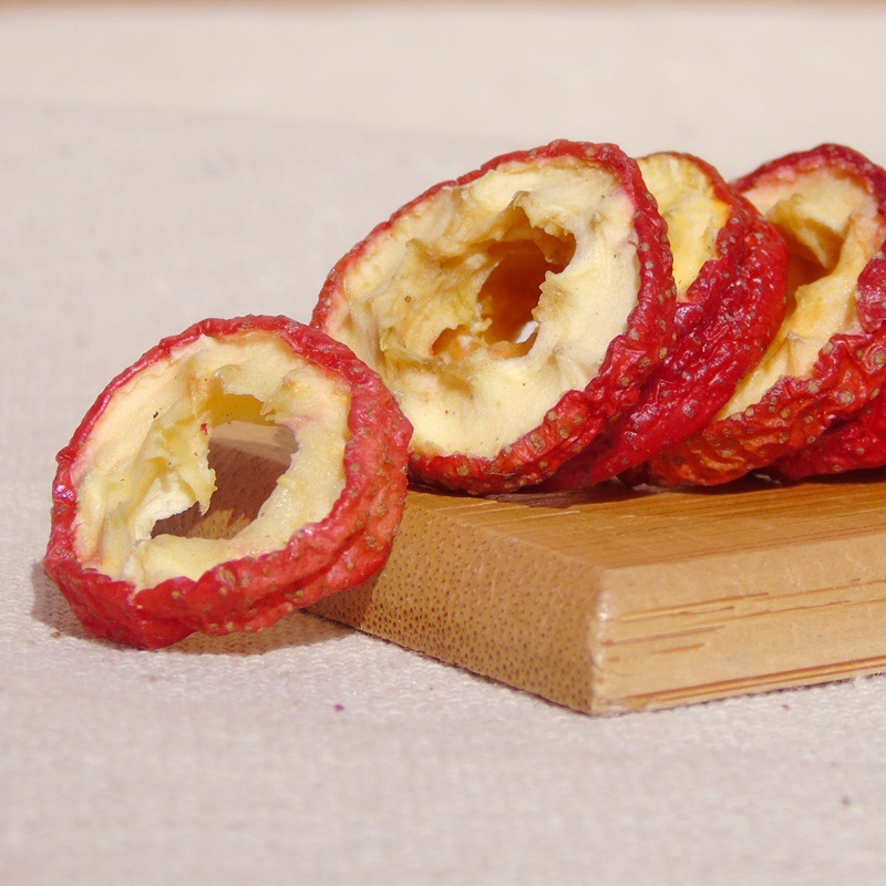 Dried Hawthorn Slices Shan Zha 500g Pitted Chinese Herbal Tea Snack in use