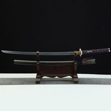 龙泉市刀剑T10烧刃Katana日式指挥刀军刀传统硬宝剑冷兵器未开刃