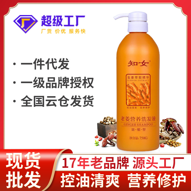生姜洗发水养发护发老姜洗发露蓬松控油顺滑洗发液正品贴牌加工