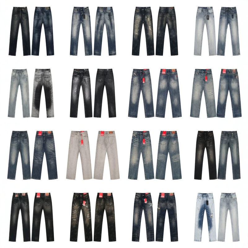 Foreign Trade American Fashion Ksubi Retro Ripped Washed High Street Unisex Casual Trendy Slim Fit Skinny Stretch Jeans Foreign Trade American Fashion Ksubi Retro Ripped Washed High Street Unisex Casual Trendy Slim Fit Skinny Stretch Jeans