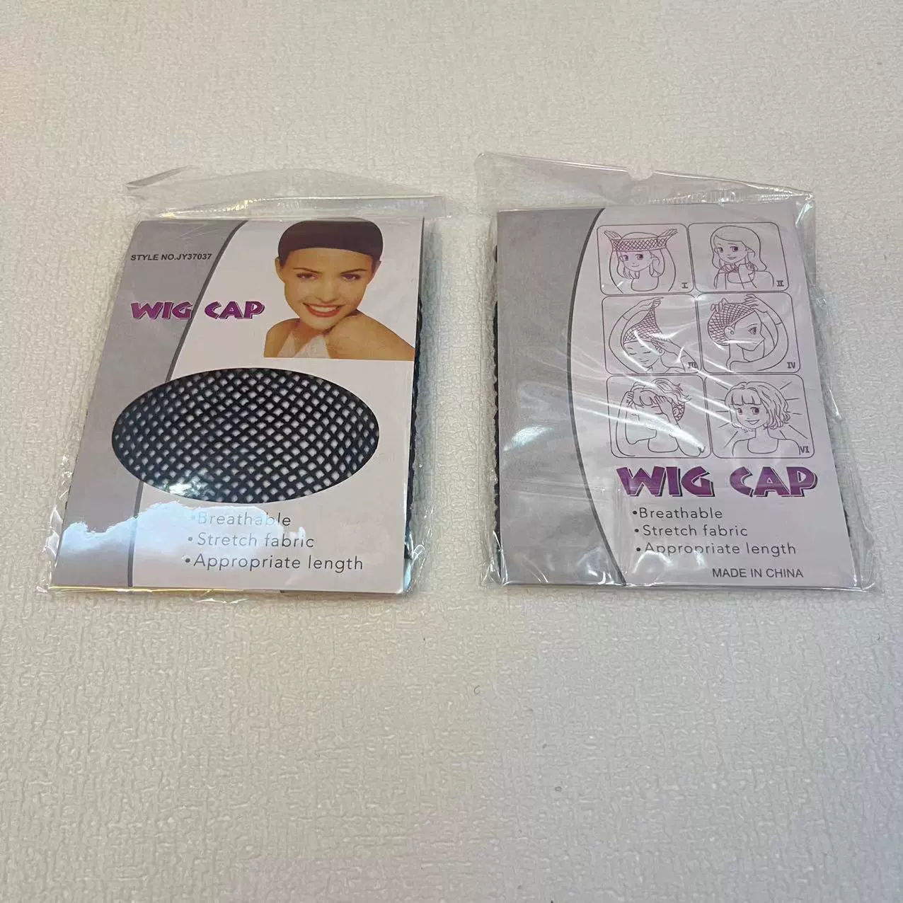 Высокоэластичная сетка для волос на обоих концах, сетка для волос с прессованной шапочкой для волос, сетка для укладки парика WIG CAPS