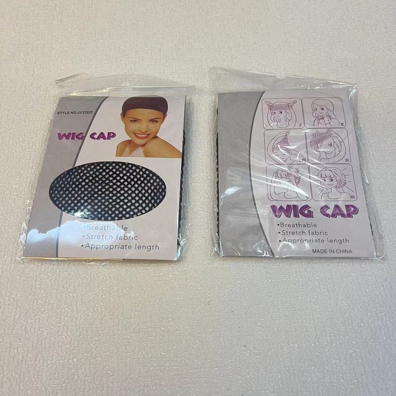 High Elastic Wig Hair Net with Both Ends, Hair Net with Pressed Hair Cap, Wig Styling Hair Net Wig Caps