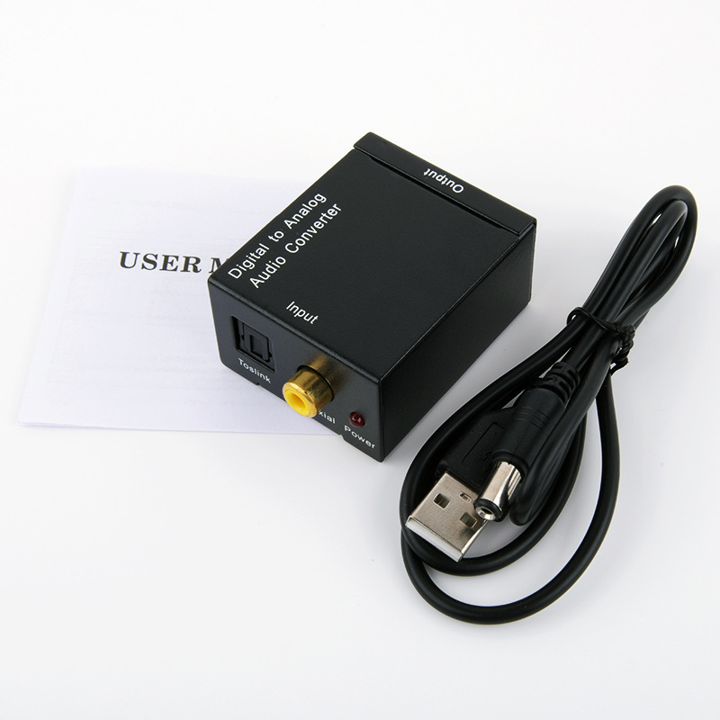 クロスボーダーデジタル-アナログオーディオ同軸コンバーター、光ファイバー-アナログspdif-ロータスps5デコーダー|undefined