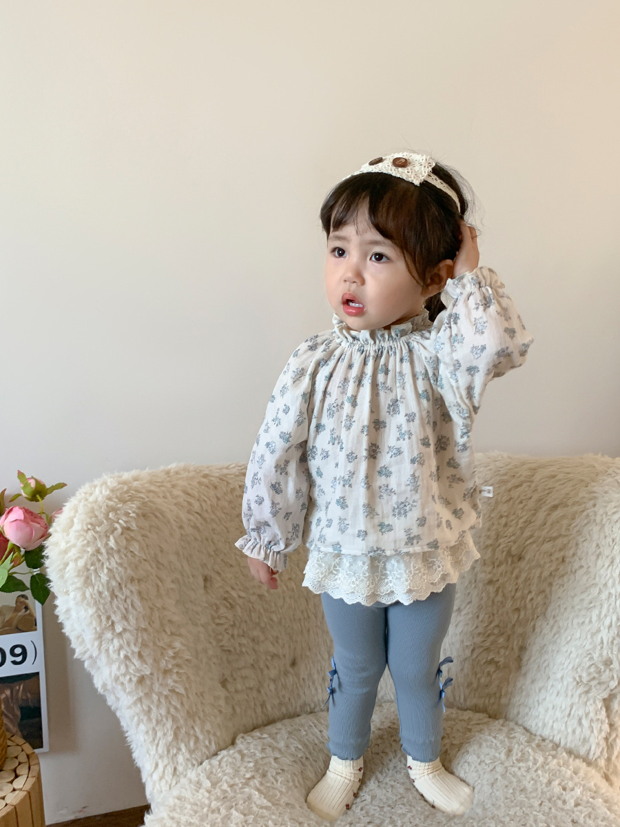 Camisas de niños de otoño para niños coreanos de manga larga camisa casual para muñecas de mujer