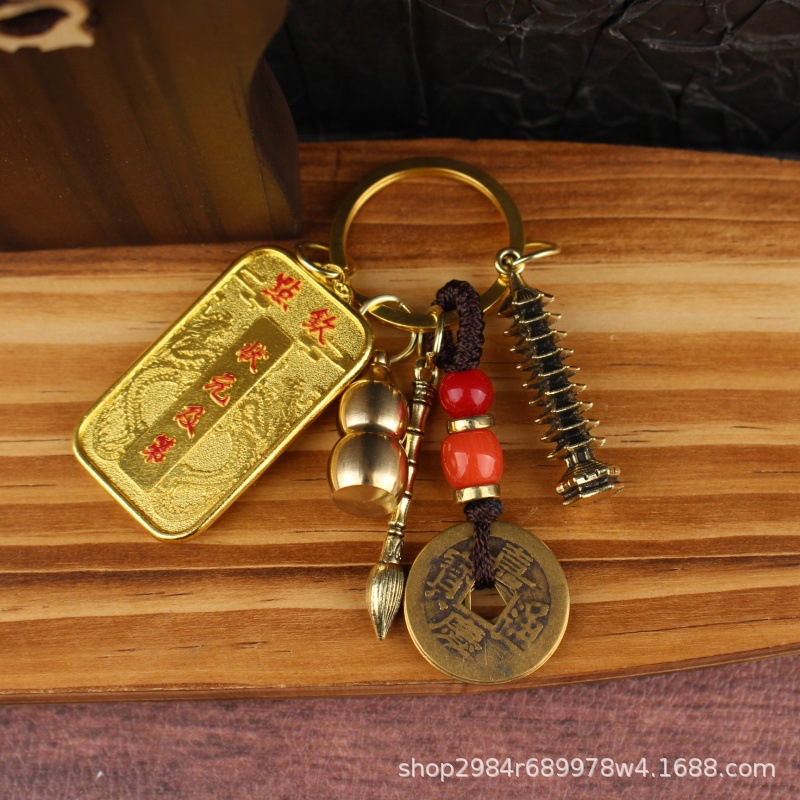 合金金榜题名状元牌文昌笔文昌塔葫芦书包挂件装饰品金榜题名挂坠