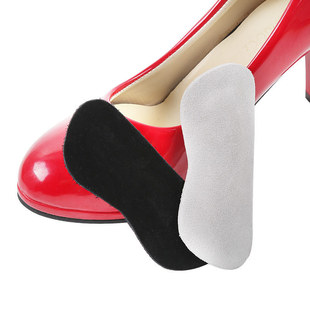 Double-Layer Cowhide Heel Pads, Leather High Heels, Anti-Wear Heel Pads, Heel Pads, Heel Pads, Half-Size Shoe Pads