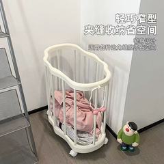 プラスチック製の高品質で軽い高級感のある取り外し可能な汚れた衣類バスケット、家庭用ヨガマット収納バスケット、バスルーム衣類収納ラック