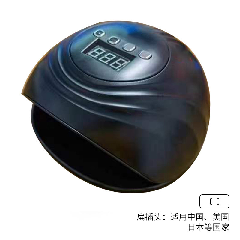 Lámpara de uñas de luz roja de alta potencia de 86W, lámpara de fototerapia UV LED para uñas, lámpara inteligente para curar uñas, transfronteriza
