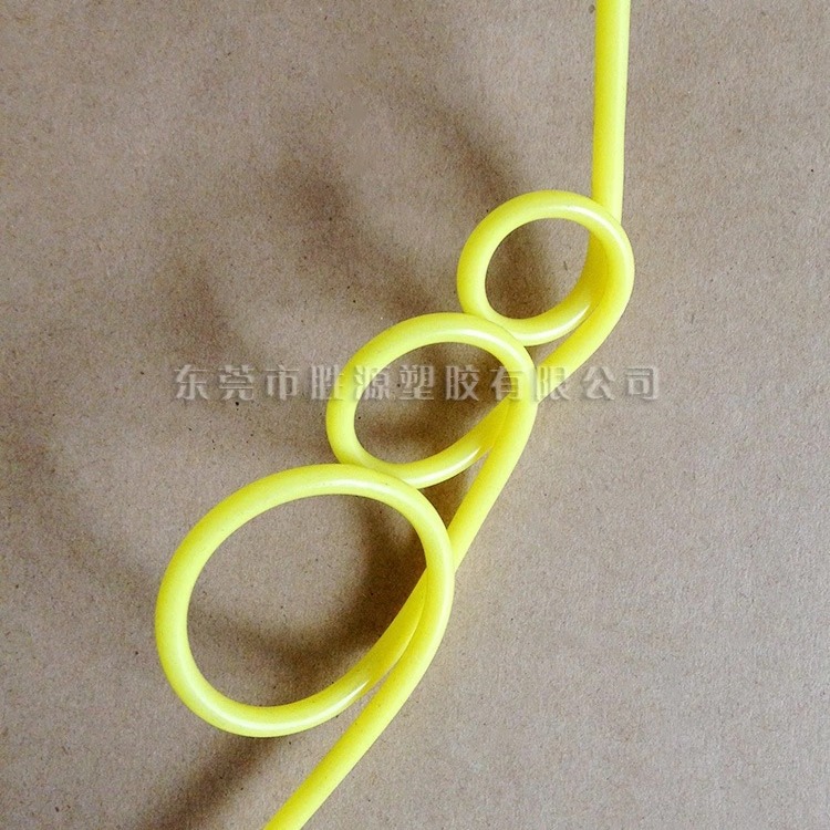 厂家生产加工PETG弯管装饰吸管透明吸管