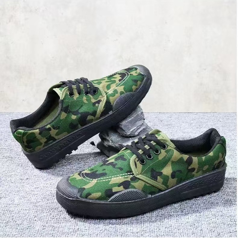 厂家批发高帮解放鞋男工地工作鞋军训鞋女作训胶鞋农田劳动劳保鞋