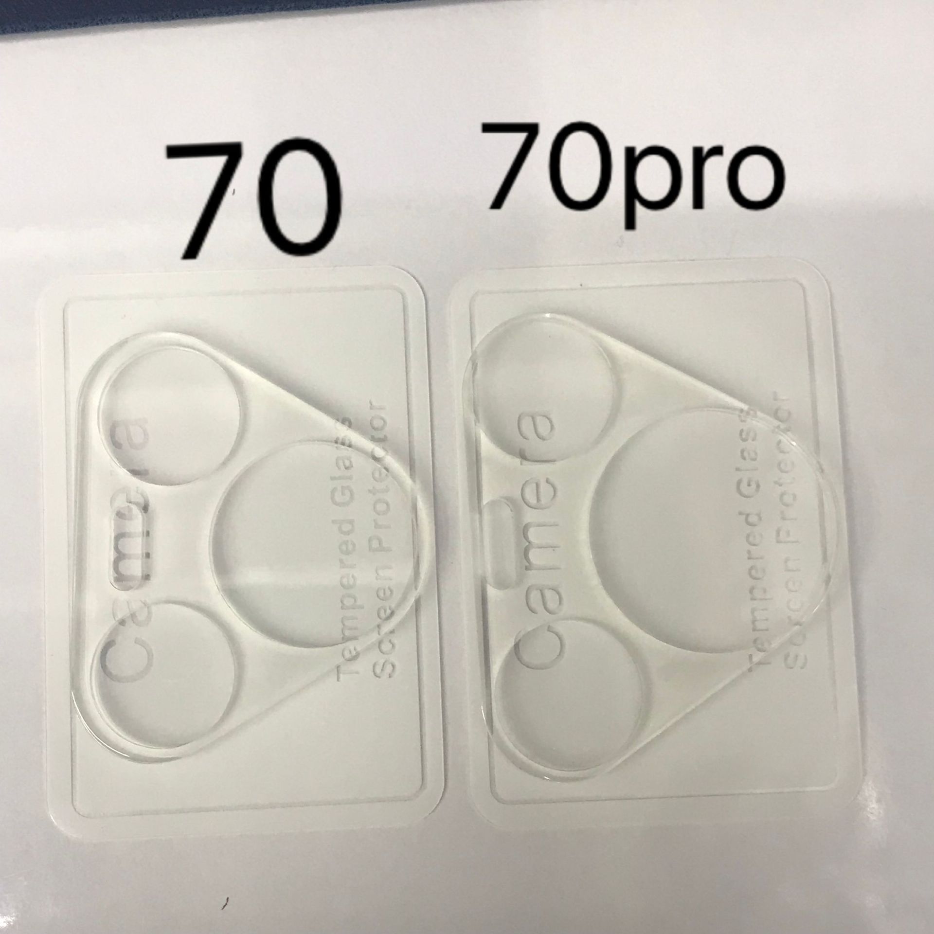 Aplicable a Huawei P70Pro teléfono móvil ojo de halcón película de cabeza 70ultra localizador película protectora de vidrio dividido HD