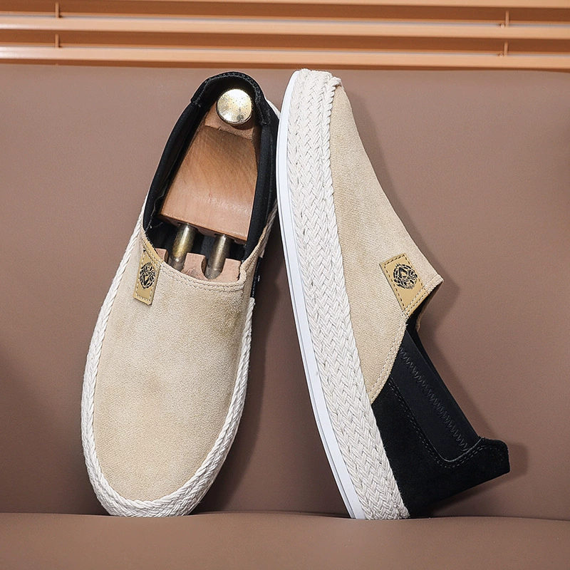 Мужская обувь Летняя дышащая повседневная обувь ленивый педаль