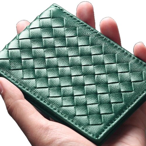 Handwoven Driver’s License Leather Case, 2025 New Style, Men’s Bank Card & ID All-in-One Organizer, Card Holder & Protector