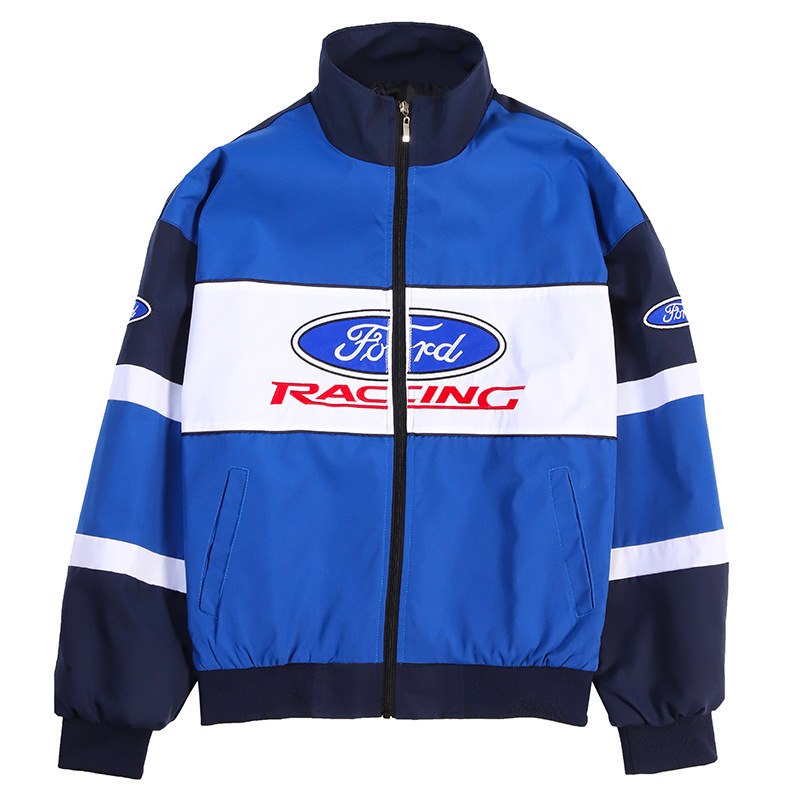 F1 Racing Clothing Spring & Fall Clothing Cycling Clothing American Jacket Men's Baseball Uniform Ford Women's Motorcycle Outwear Wind Retro