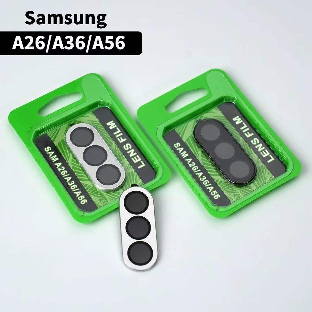 Защитное стекло объектива камеры (Samsung) S25/S24/S23/S22/A16/A26/Z Fold/Flip — металлическая рама стекло, многоцветное