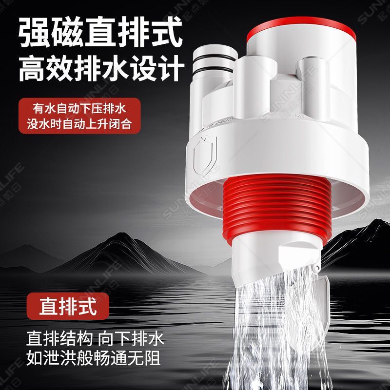 厨房下水五通合一水槽集成排水分流器菜盆下水道多功能排水管接口|undefined