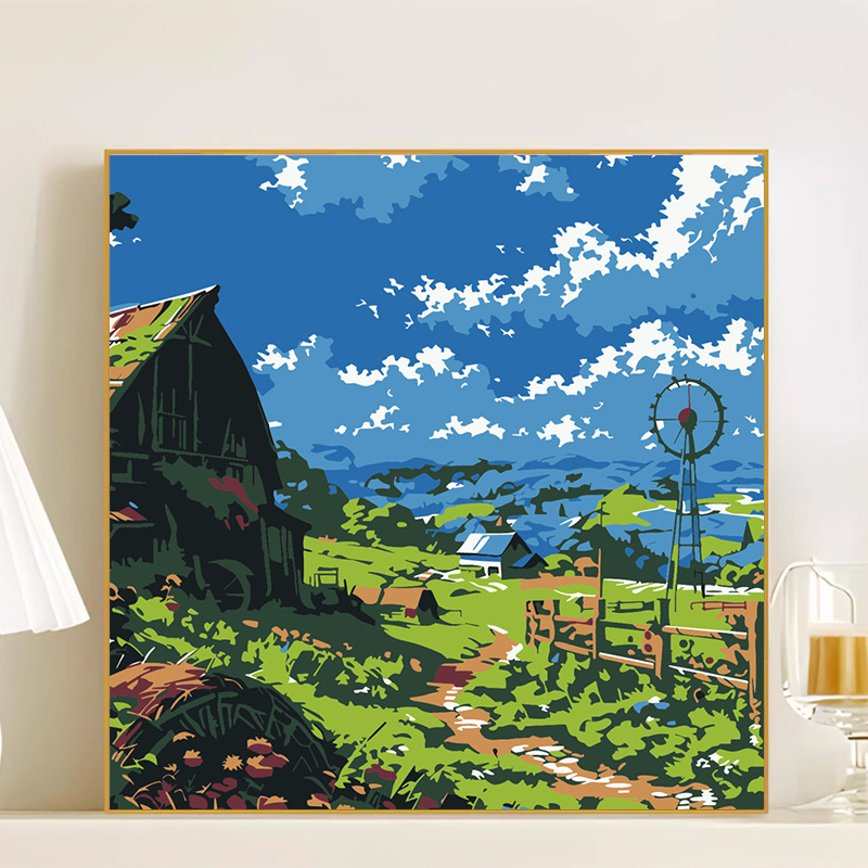 LL054 / 20*20CM（画笔+颜料+绷好内框）