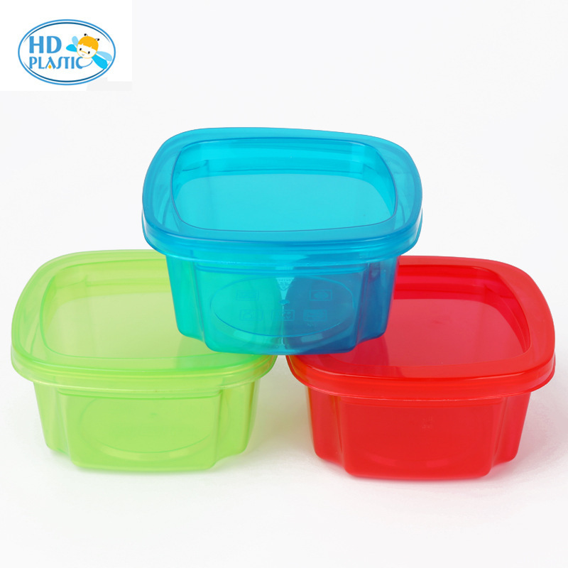Mini Jam Box Baby Food Supplement Baby Beef Sauce Storage Box Vegetable and Fruit Puree Refrigerator Freezer Portable