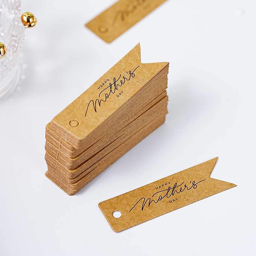 跨境新款母亲节happy mother's day礼物吊卡生日礼品标签挂牌吊牌