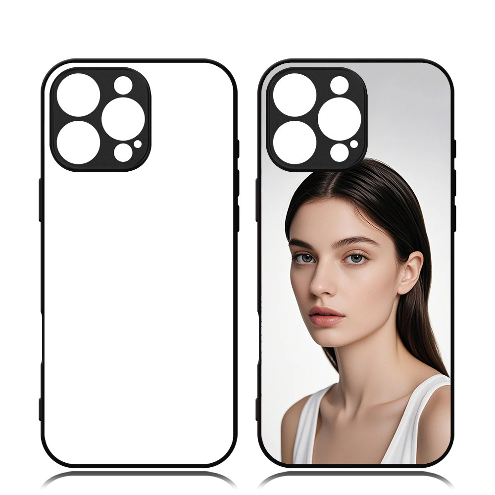 Heat Transfer Phone Case Suitable for All iPhone Series DIY Blank Groove Two-In-One Material Anti-Fall