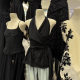 2024 Summer New French Style Chic V-neck Sleeveless Vest High-end Tight Waist Slimming Backless Top for Women