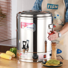 2F熬骨頭湯桶商用高湯桶電熬湯鍋燒水桶電熱熬湯桶304不鏽鋼蒸煮