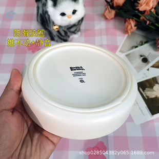 Wholesale [a Small Pet Bowl] Bottle Bowl Ceramic Cat Water Bowl Food Bowl Dog Rice Bowl Prevention