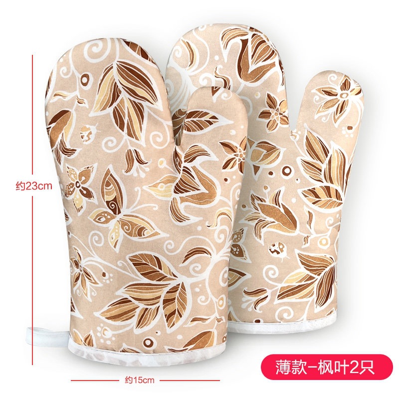 Guantes de aislamiento térmico a prueba de quemaduras y engrosamiento horno de microondas para hornear barbacoa de silicona especial resistente a altas temperaturas horno de cocina a prueba de calor doméstico