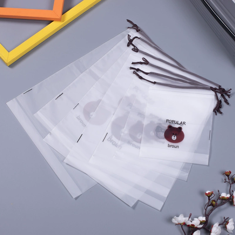 В наличии сумка на шнурке медведя матовые полупрозрачные дорожные носки Косметика сумка для хранения полотенец для лица сумка на шнурке