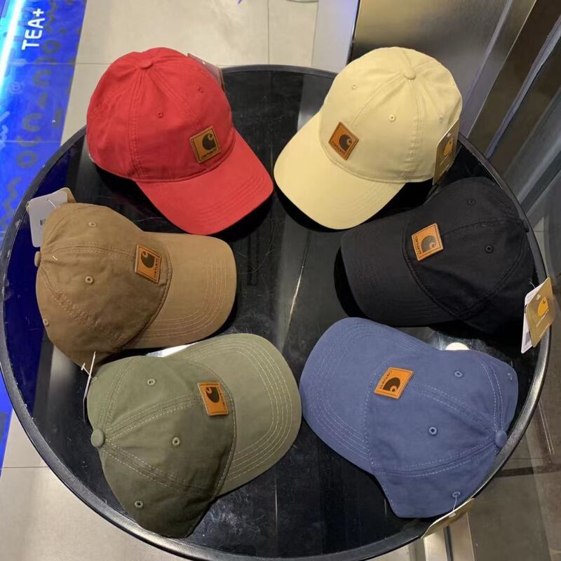 Carhart Vintage Baseball Hat Washable Cap Couple Men's and Women's Casual Spring and Summer Sunshade Soft Top Trendy Brand