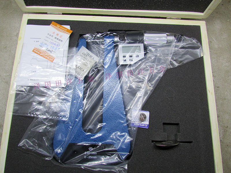 青海青量电子深弓架千分尺0-25*50/100/150/300mm