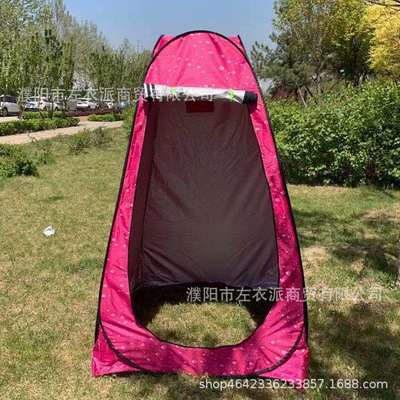Avtomobil dam çadırları — Toilet Tent, Changing and - oxford-cloth-thickened-red-water-drop-two-windows-single-tent-120120190cm