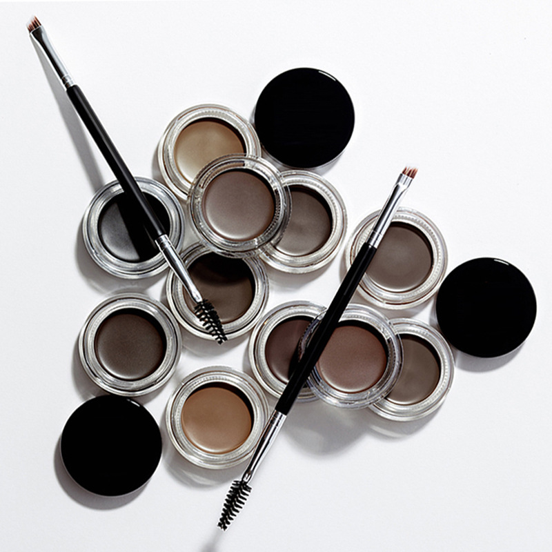 翠黛工厂 眉膏oem染眉防水防汗不脱妆立体塑形自然眉膏加工定制