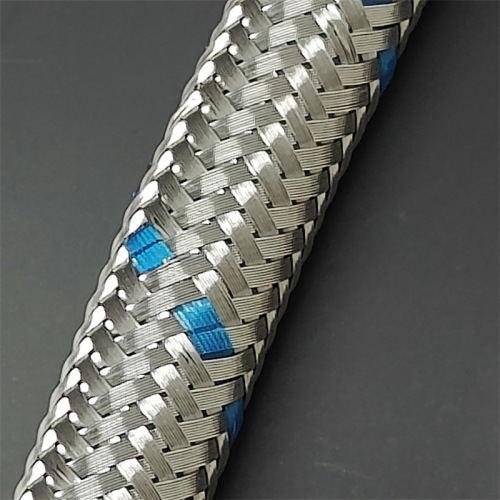 304 stainless steel braided metal hose vegetable basin faucet pointed hose basin faucet hot and cold water inlet hose 4 points