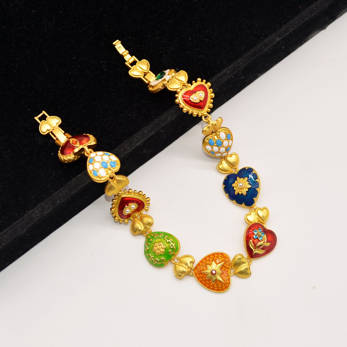 Daily Occasion Vintage Style Choker Leaves Heart Shape Flower Alloy Plating Women's Necklace