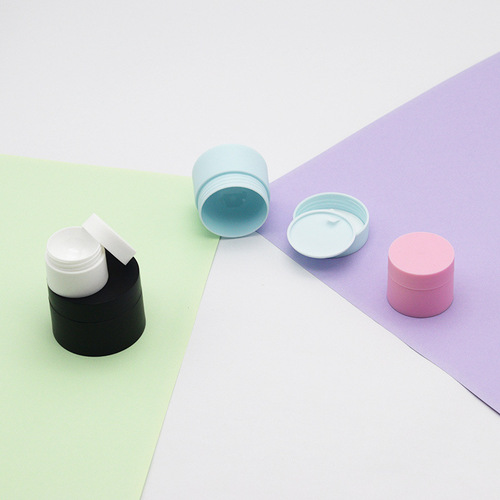 Factory 5g 15g 20g 30g 50g Cream Jar Face Cream Jar Sandpaper Divided Bottle PP Glossy Cream Box