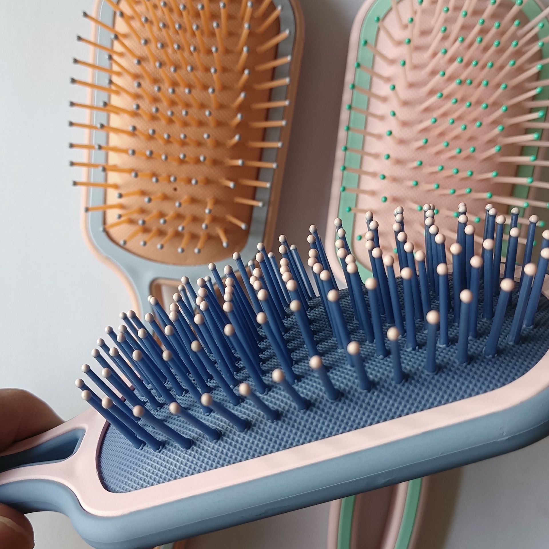 Color Block Pattern Simple Style Multicolor Color Block Plastic Hair Comb 1 Piece
