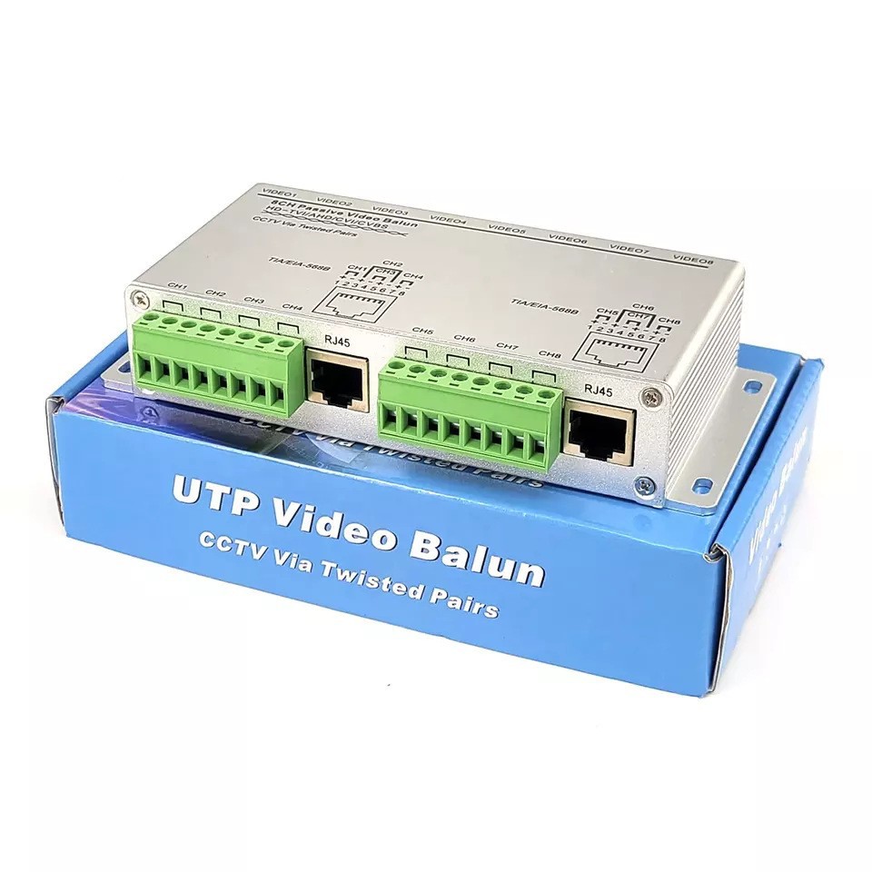 8路无源双绞线视频传输器 八路双绞线视频传输器 支持AHD CVI TVI