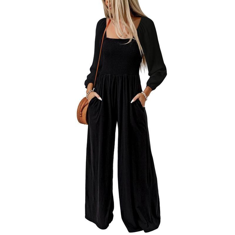 款Women's Casual Loose Overalls Jumpsuits One Piece Long|undefined