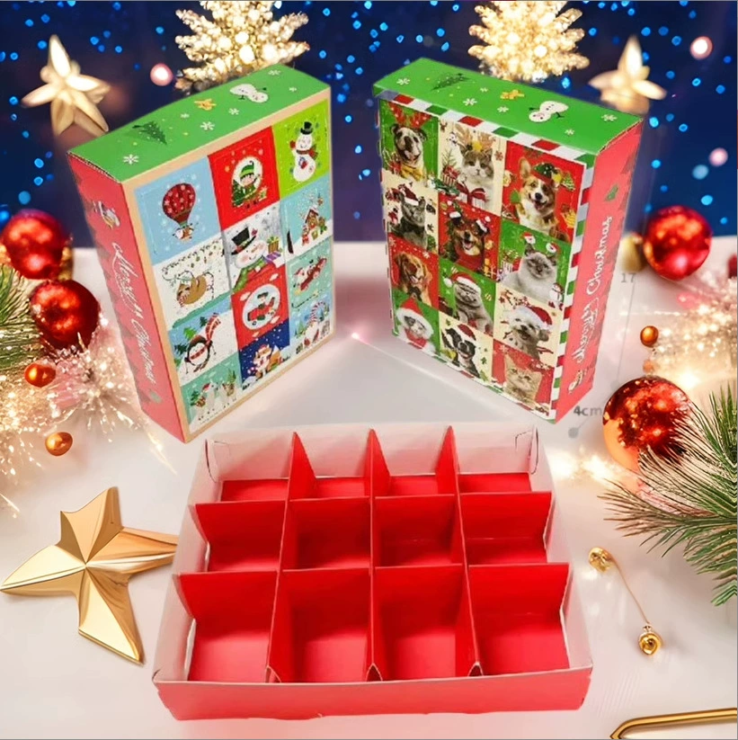 Новый 12-сеточный MEERY CHRISTMAS Fun Blind Box
