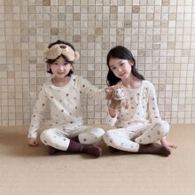 儿童纯棉秋衣秋裤套装女童保暖内衣家居服长袖A类全棉中大童睡衣
