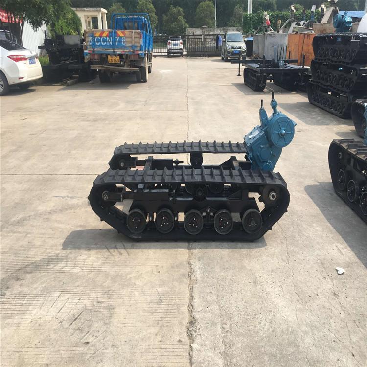 Chasis de orugas de control remoto para transporte de huertos con varias especificaciones