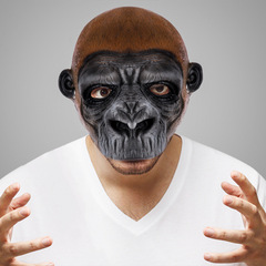 外国貿易wish速売アマゾンハロウィーンカーニバルパーティーpu発泡お笑いゴリラサルマスク