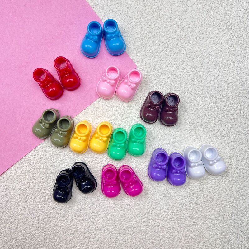 Pom-pom toy bow resin small shoes DIY accessories, handmade Korean-style resin bow boots wholesale Pom-pom toy bow resin small shoes DIY accessories, handmade Korean-style resin bow boots wholesale