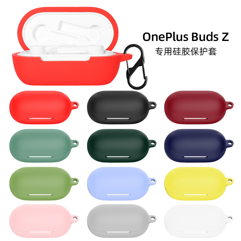 Suitable for OnePlus Z OnePlus Buds Z TWS Earphone Cover Silicone Cover Anti-fall and Dustproof Charging Compartment Earphone Case