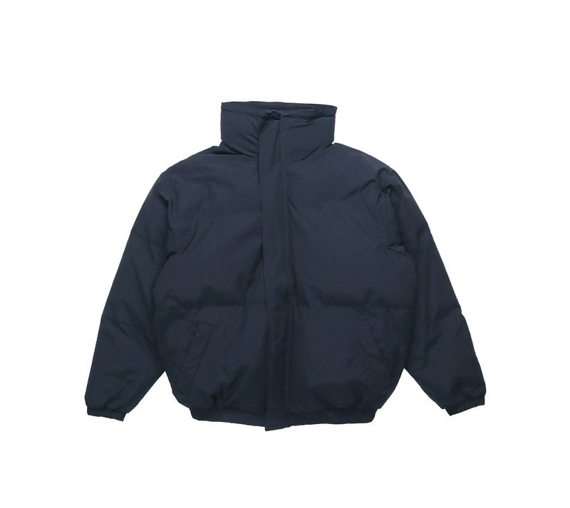 复线ESSENTIALS 跨境 男女面包棉服潮牌宽松保暖情侣外套拉链衫|undefined