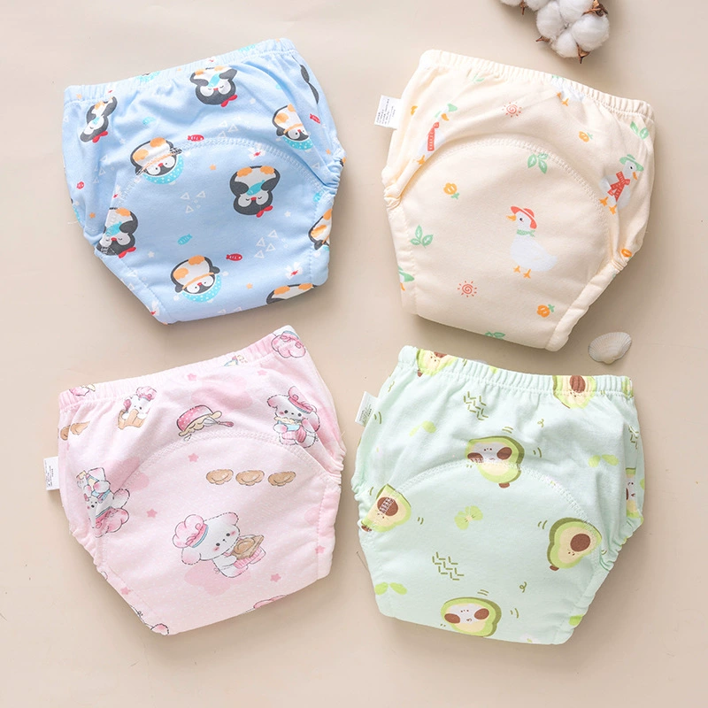 Детские подгузники-трусики, моющиеся, дышащие, водонепроницаемые, для приучения к горшку