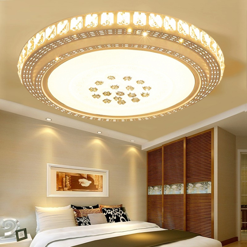 Zhongshan factory living room headlight ceiling lamp Crystal round lamp master bedroom round home dining room lamp wholesale Zhongshan factory living room headlight ceiling lamp Crystal round lamp master bedroom round home dining room lamp wholesale