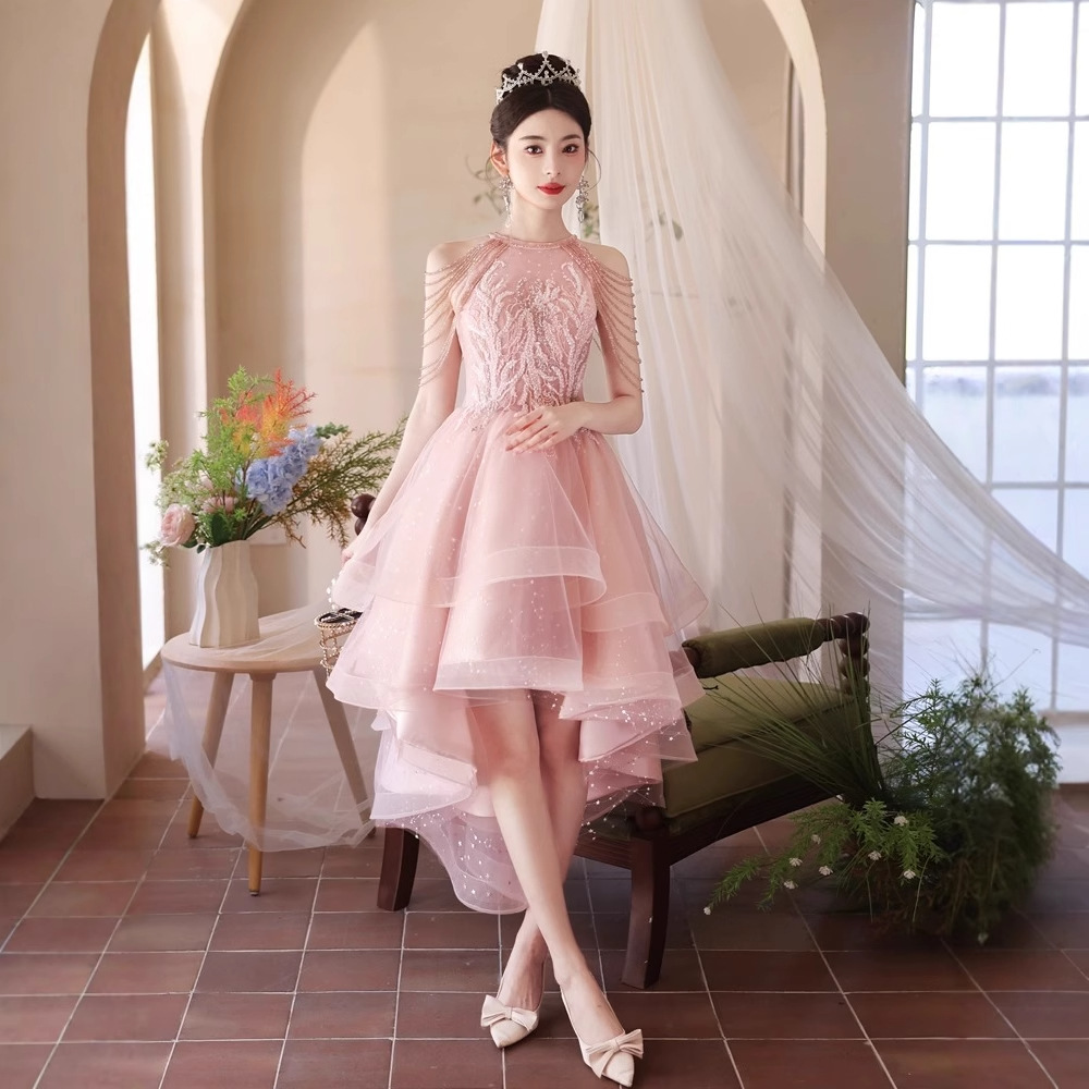 Evening Dress for Women 2026 New Style High-End Banquet Luxury Niche French Adult Ceremony Princess Dress Spring