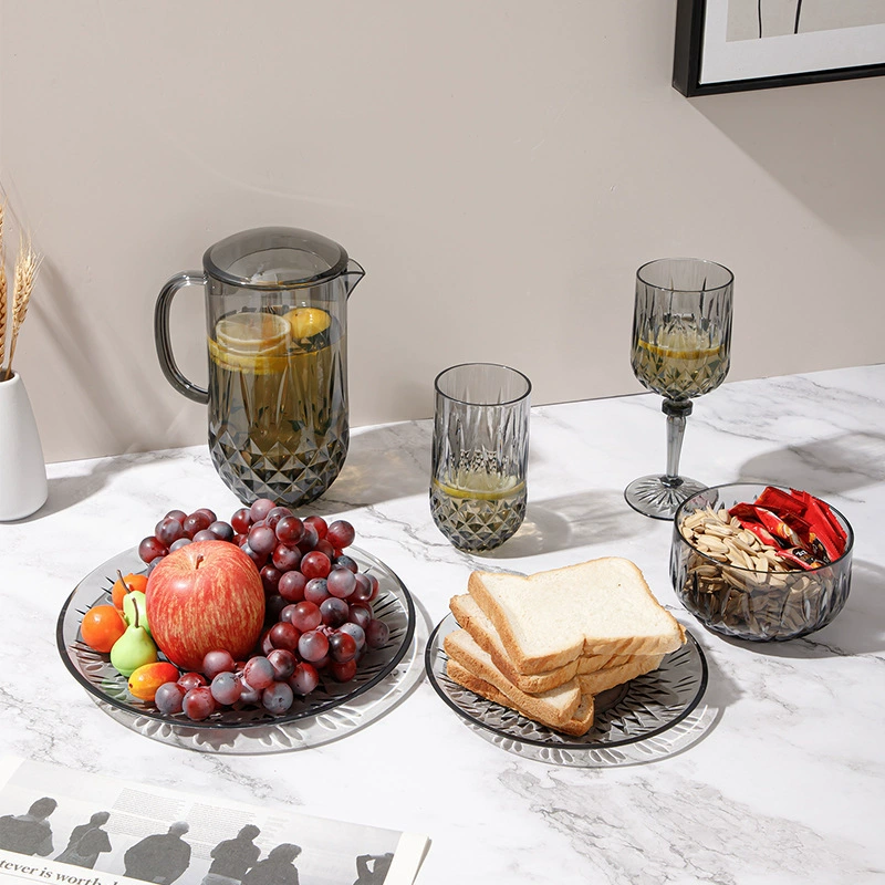 Акриловый чайник для холодной воды в скандинавском стиле, чашка для воды, набор для воды, бытовой стеклянный набор для воды, большая вместительная красивая чашка для воды